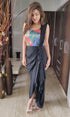 Black Drape Skirt - Top Not Included